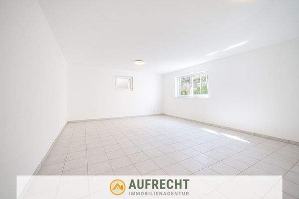 Hobbyraum mit Fußbodenheizung