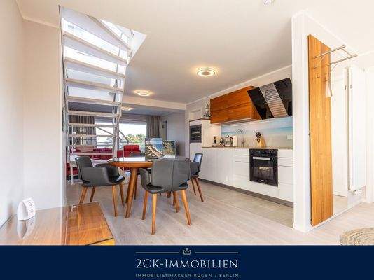 Essbereich mit Küche