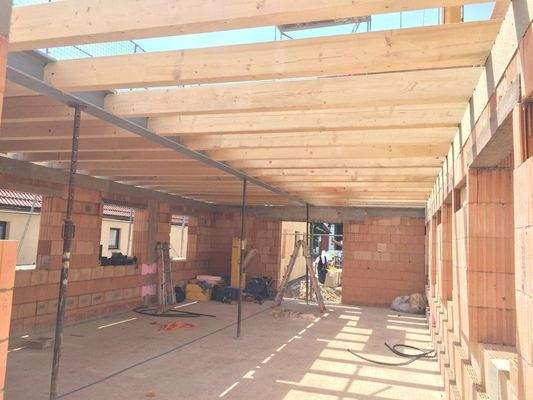 Erdgeschoss massiv gemauert