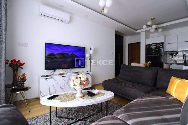 Furnished Apartment with Community Pool in Girne North Cyprus