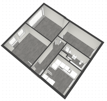3D-Grundriss Wohnung
