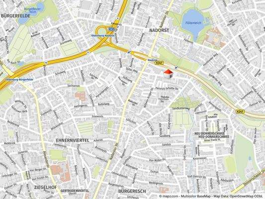 Geolyzer Kartenausschnitt