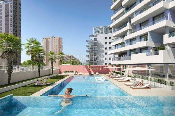 New Properties in Complex with Wide Communal Areas in Calpe