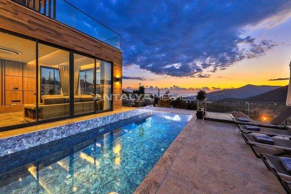 Villas with Indoor Pool and Rental Guarantee in Antalya Kalkan