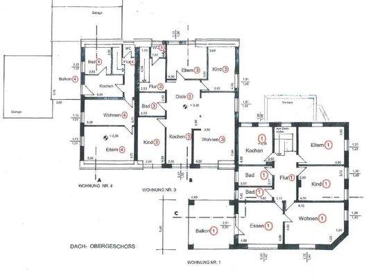 Grundriss DG Vermietungsobjekt
