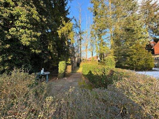 Gartenansicht / Sitzecke