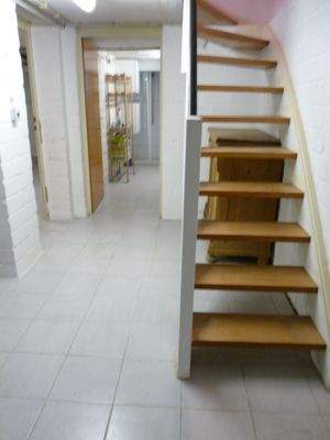 Treppe ins Obergeschoss