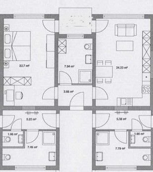 Grundrisszeichnung-3 OG mitte