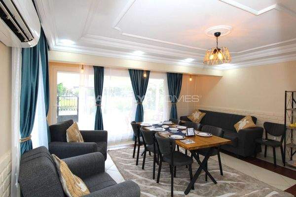 Furnished Semi-Detached Villa with Private Garden in Belek Antalya