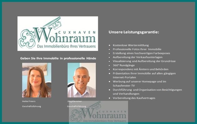 Geben Sie Ihre Immobilie in professionelle Hände