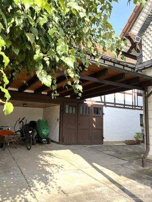 Unterstand für Gartengeräte