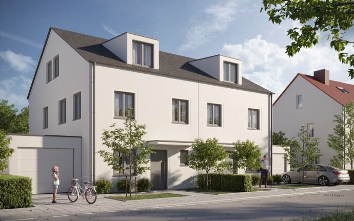 Vorankündigung: Neubau von zwei Doppelhaushälften im inneren Westen von Regensburg Baubeginn 2023