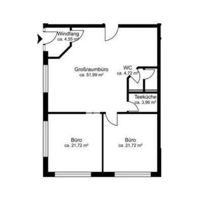 Grundriss Buero