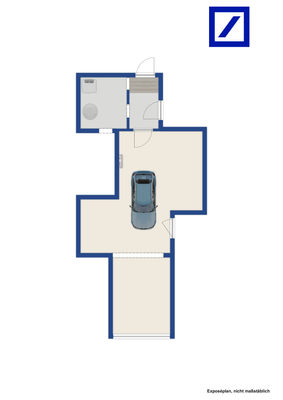 Grundriss UG Technik / Garage nicht maßstäblich