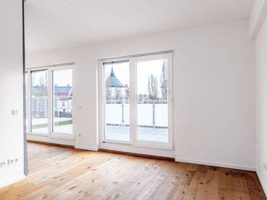 Zugang zur Terrasse.