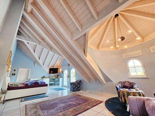 Schlafzimmer im Dachgeschoß