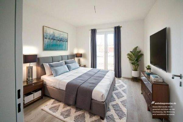 Beispieleinrichtung Schlafz.