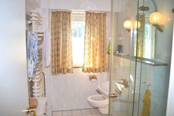 Duschbad im Erdgeschoss