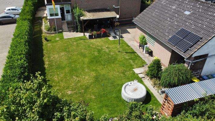 Luftbild Rasengrundstück