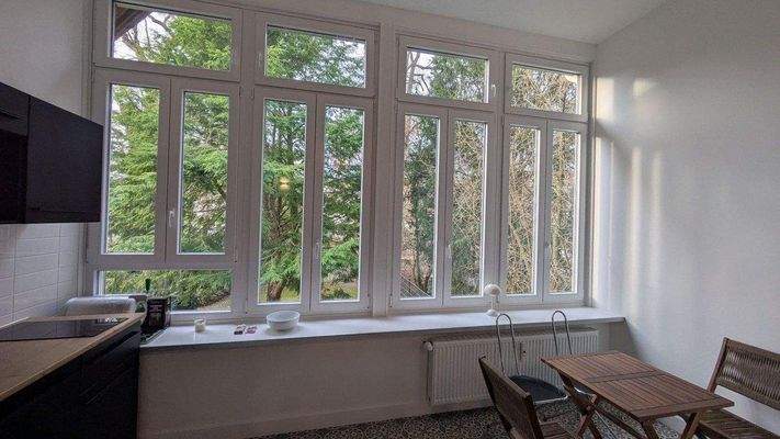 Wintergarten mit neuen Fenstern