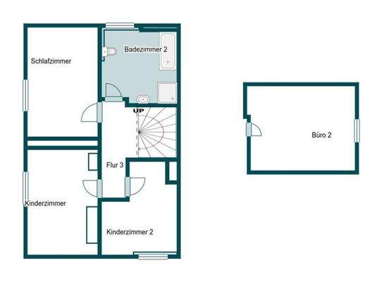 Grundriss Skizze 1.OG