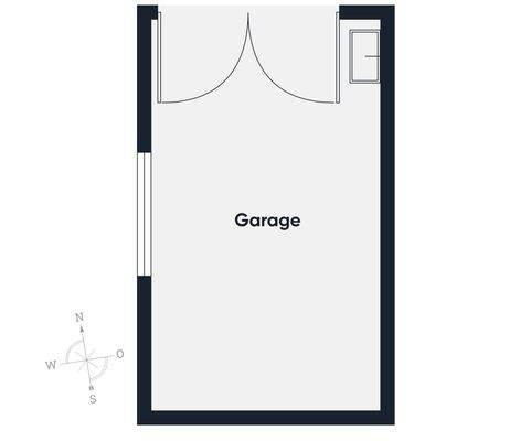 Grundriss ohne Maßstab / Garage