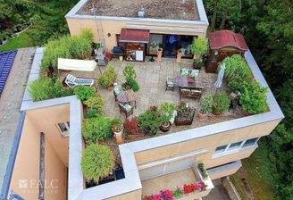 Luftbild Dachterrasse