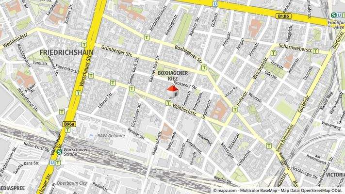 Geolyzer Kartenausschnitt