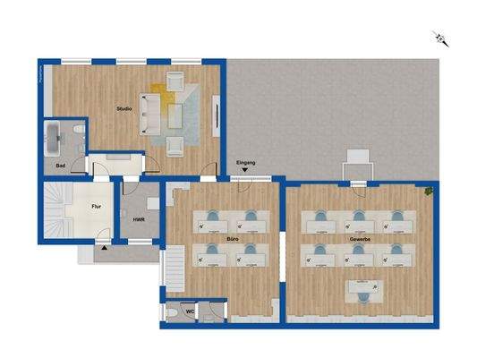 Grundriss - Erdgeschoss