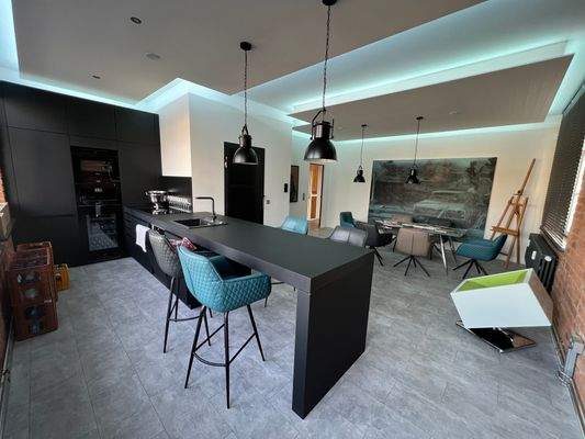 Aufenthaltsraum mit Küche