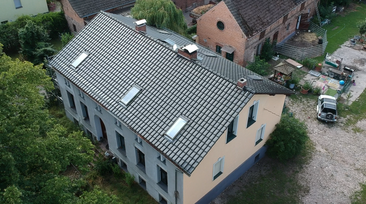 Luftaufnahme Bauernhaus