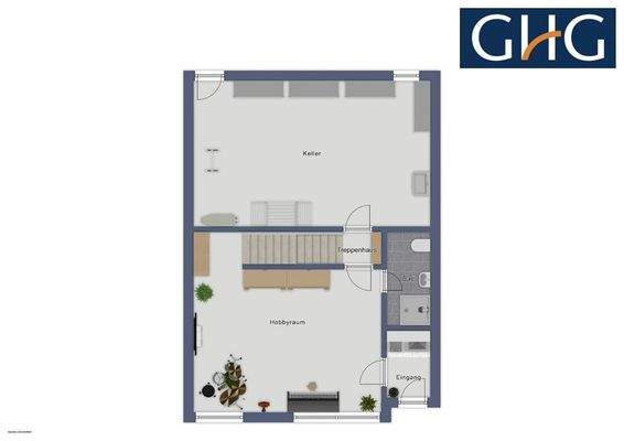 Grundriss Untergeschoss