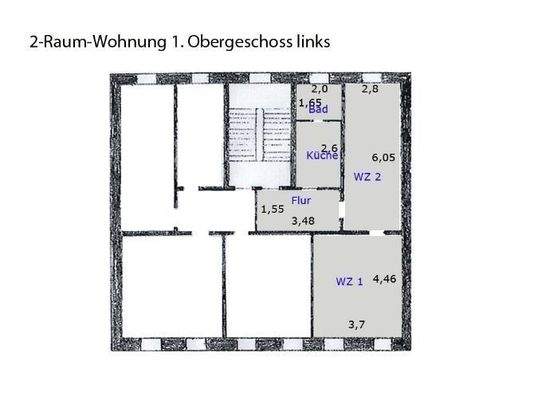Grundriss 1.-2. OG links