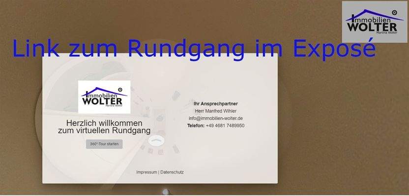 360° Rundgang im Exposé