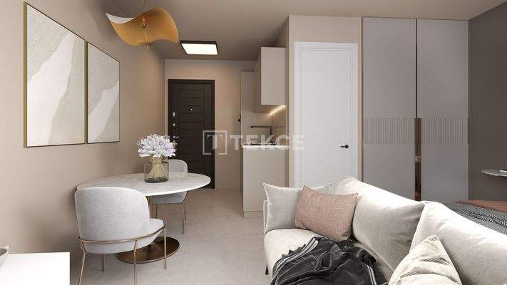 Apartments with Pools Within Walking Distance to Sea in Tatlısu