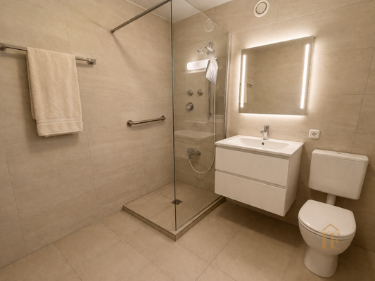 Badezimmer visualisiert