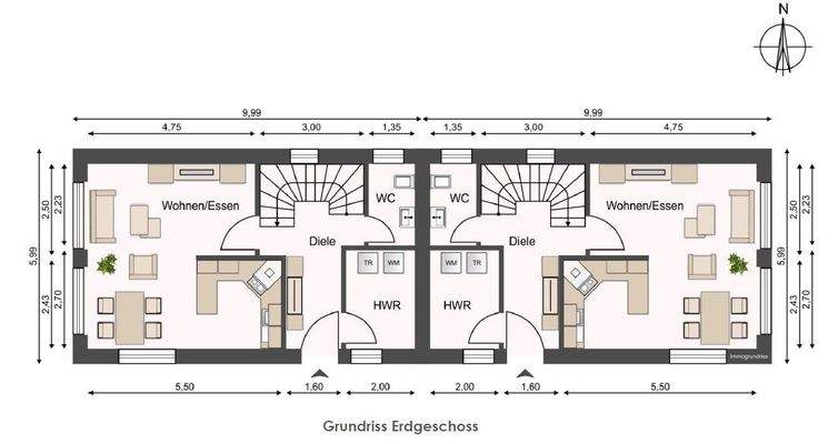 DHH Grundriss Erdgeschoss