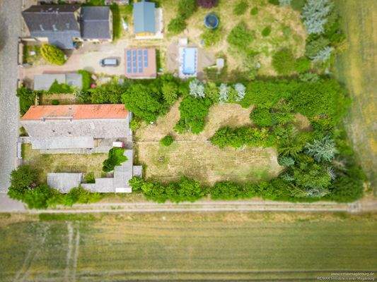 Grundstück von Oben 