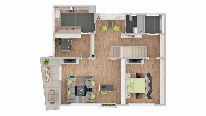 Grundriss Obergeschoss