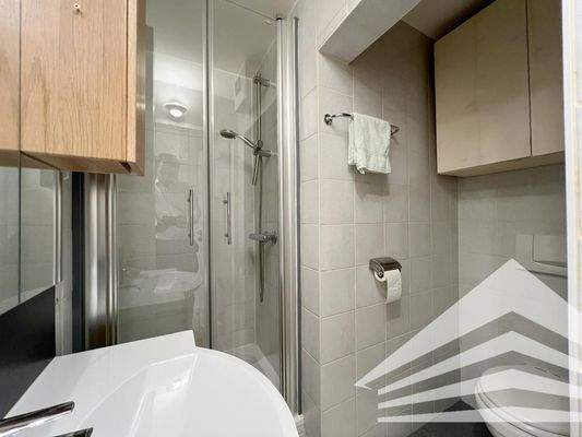 Badezimmer inkl. Dusche und WC