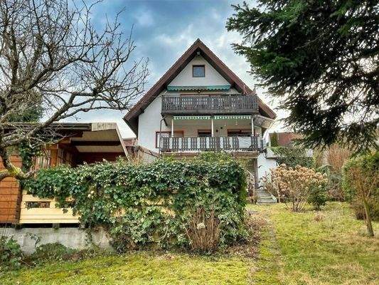 Hausansicht von der Gartenseite