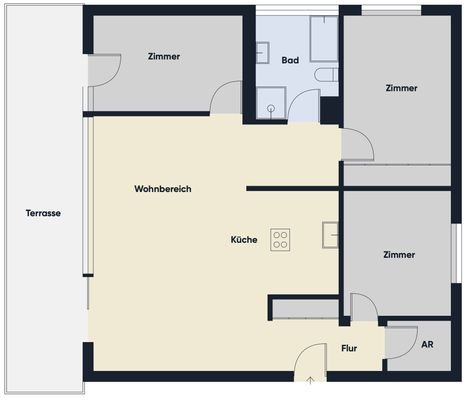 Grundrissplan ohne Maßstab