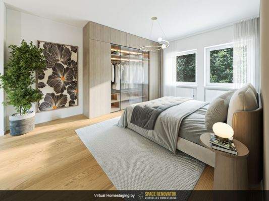 Schlafzimmer visualisiert