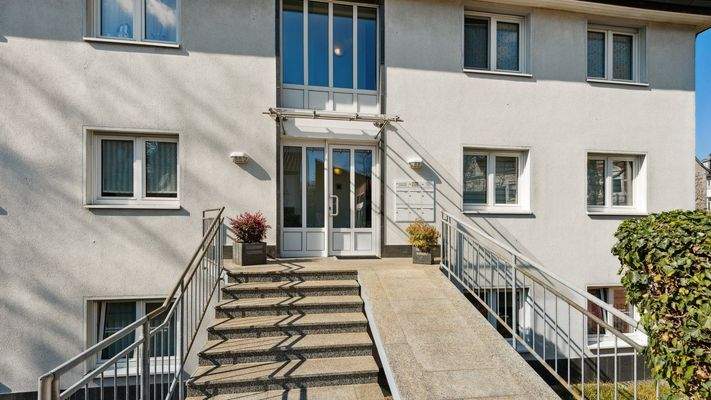 Stufenloser Eingangsbereich