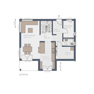 Grundriss Erdgeschoss