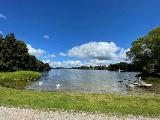 Badestelle am Südufer Lankower See
