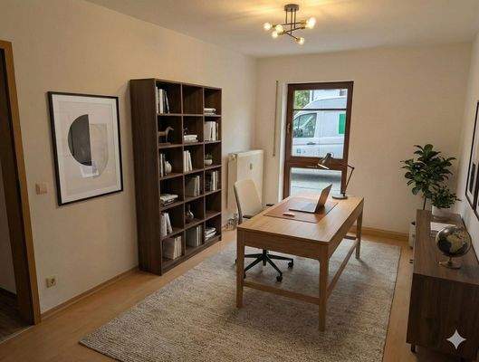 Visualisierung Arbeitszimmer