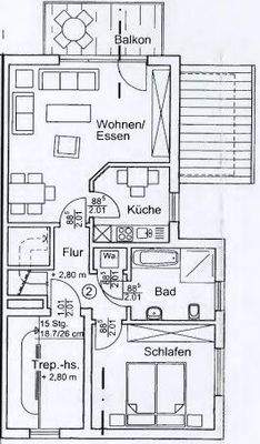 Grundriss Wohnung OG