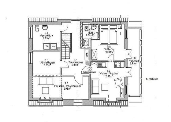 Grundriss 2.Obergeschoss
