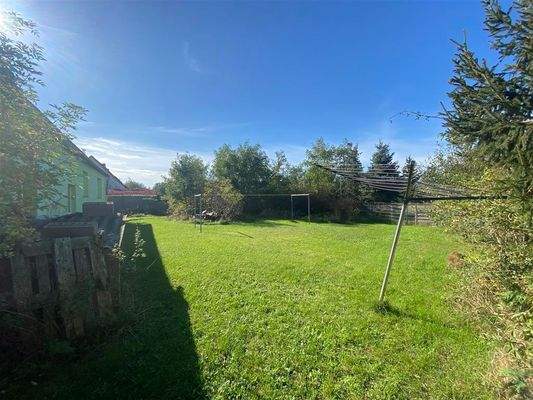 Grundtsück hinterm Haus
